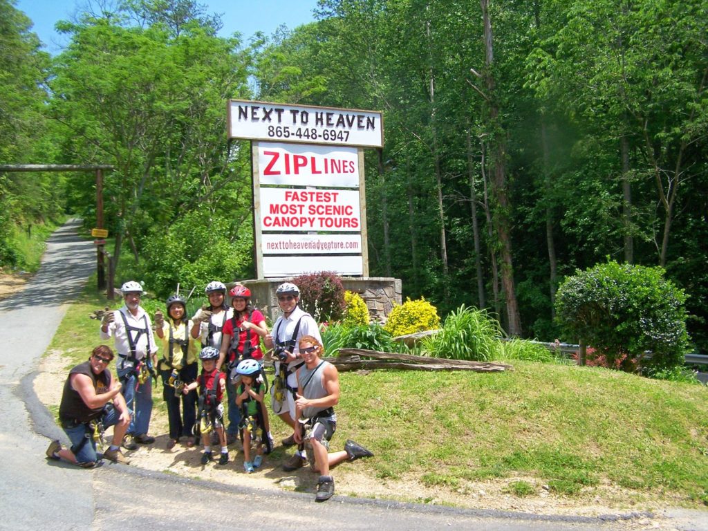 Guides by sign redo 1024x768 - NEXT TO HEAVEN ZIPLINES - THE MOST SCENIC ZIPLINE IN THE SMOKIES!