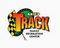 Logo - THE TRACK IN PIGEON FORGE SAYS "COME RIDE WITH US!"