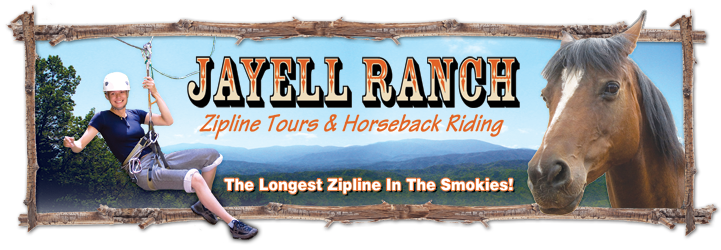 Jayell logo - ENJOY MOUNTAIN ADVENTURES AT JAYELL RANCH NEAR DOLLYWOOD
