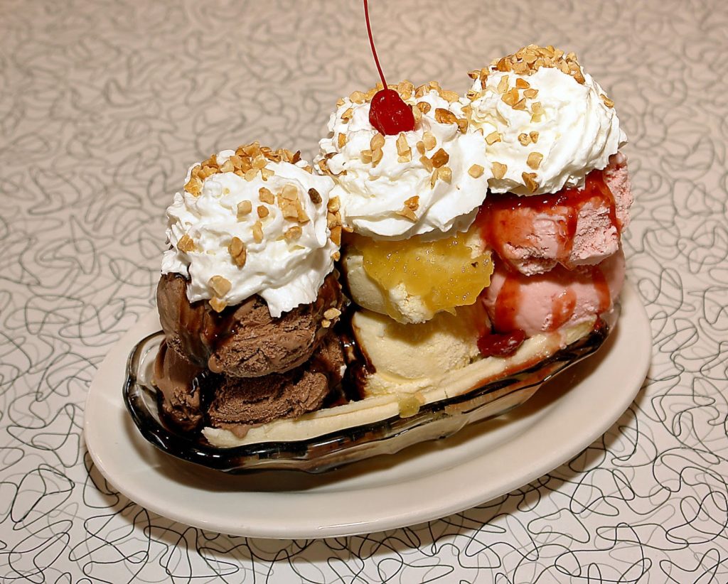 Mels BananaSplit 1024x822 - FROM MORNING UNTIL NIGHT MEL'S CLASSIC DINER SERVES-UP GOOD FOOD AND FUN!