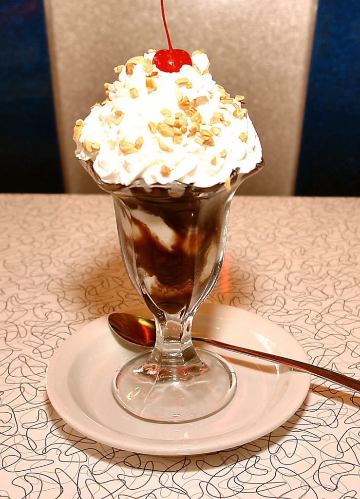 Mels HotFudgesundae 739x1024 - FROM MORNING UNTIL NIGHT MEL'S CLASSIC DINER SERVES-UP GOOD FOOD AND FUN!