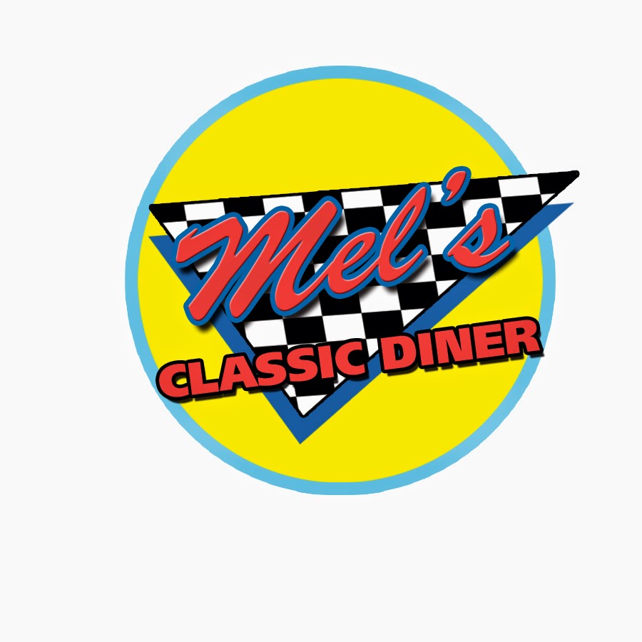 MelsDinerLogo - FROM MORNING UNTIL NIGHT MEL'S CLASSIC DINER SERVES-UP GOOD FOOD AND FUN!