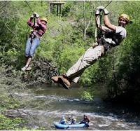 Twozippingoverriver - FAMILIES LOVE RIVER TIME AT WILDWATER RAFTING AND CANOPY TOURS!