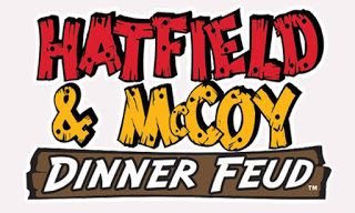 hatfield dinner fued logo pigeon forge