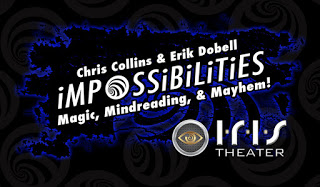 ImpossibilitiesIrisLogo2016 - MAGIC AND MAYHEM AT THE IMPOSSIBILITIES SHOW IN GATLINBURG