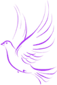 Purple Dove Left - Smoky Mountain Weddings