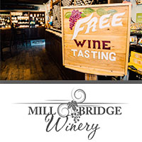 free wine tasting pigeon forge mill bridge winery
