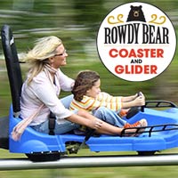 Rowdy Bear Coaster and Glider - Gatlinburg TN - Best Read Guide Smoky