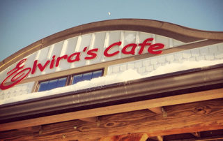 elviras cafe wears valley sevierville tn sign