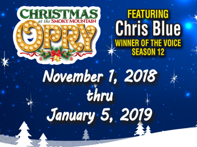 blog graphic chris blue show dates - Chris Blue Performs at Smoky Mountain Opry